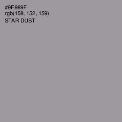#9E989F - Star Dust Color Image